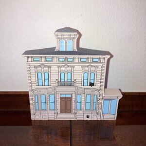 The Cat's Meow Great American Series John Muir Home 1999 Wooden Shelf Sitter